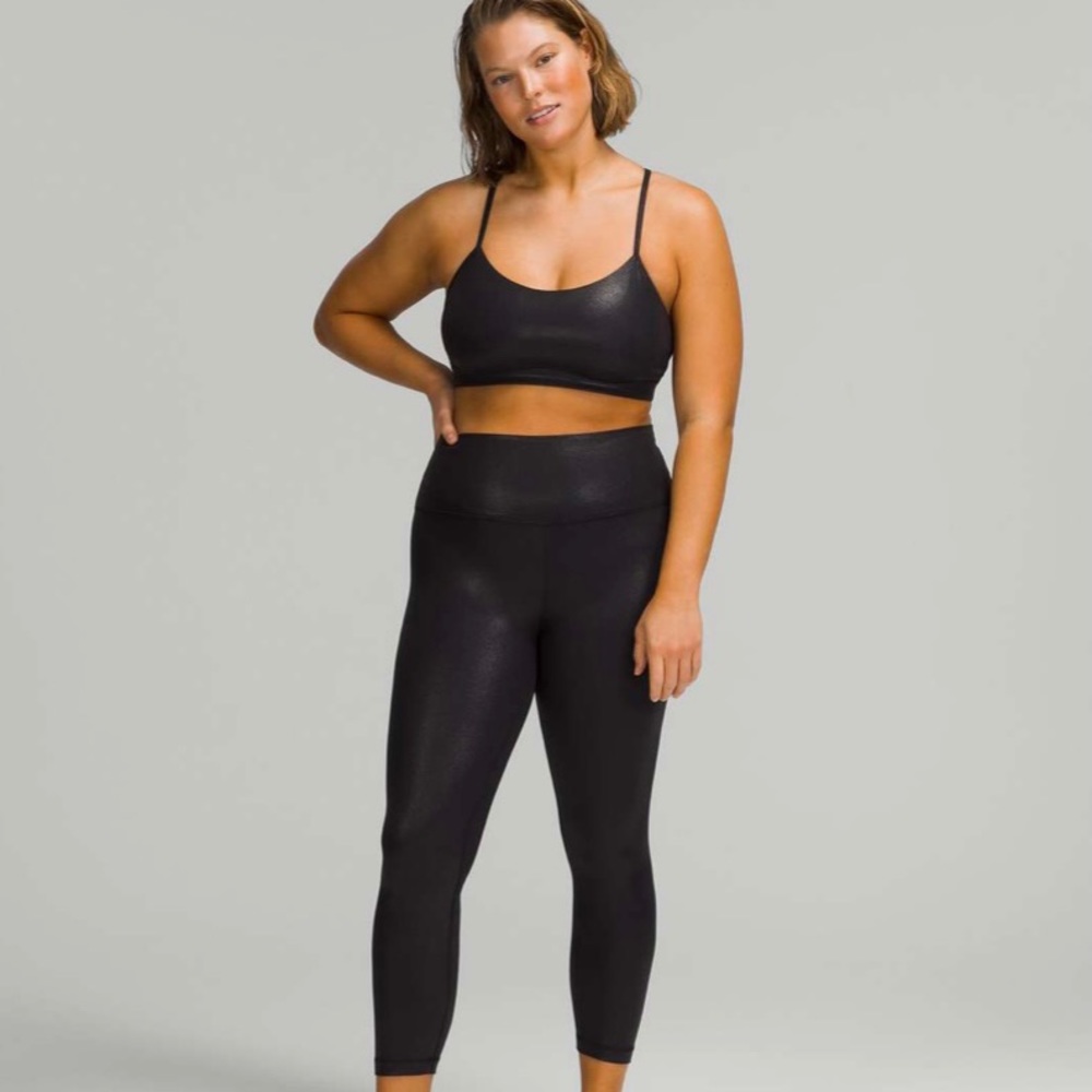 Lululemon Align High Rise 25” Leggings in Radiate Foil Print, Size 4